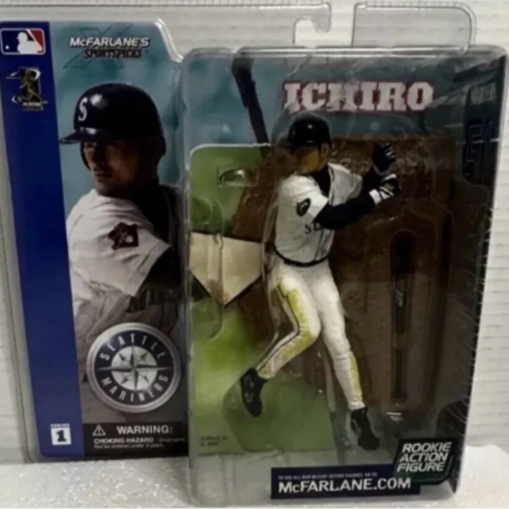 Ichiro Suzuki Seattle Mariners Rookie Figure 2002  McFarlane Toys